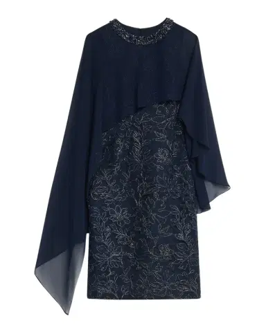 Rickie Freeman for Teri Jon Beaded Chiffon & Embroidered Lace Dress | Thumbnail 1 Rickie Freeman for Teri Jon Beaded Chiffon & Embroidered Lace Dress | Thumbnail 1