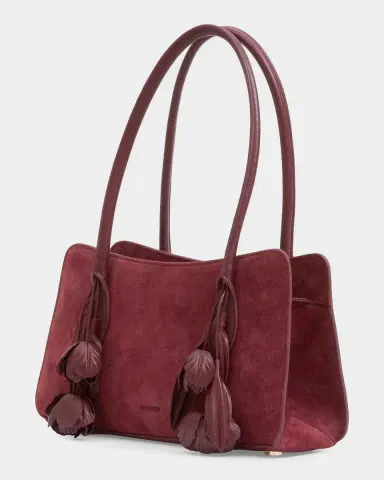 SIMKHAI Fleur Tasseled Suede Shoulder Bag | Thumbnail 3 SIMKHAI Fleur Tasseled Suede Shoulder Bag | Thumbnail 3