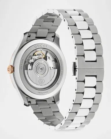 Gucci Men 's G-Timeless Stainless Steel Bracelet Watch, 40mm | Thumbnail 2 Gucci Men 's G-Timeless Stainless Steel Bracelet Watch, 40mm | Thumbnail 2