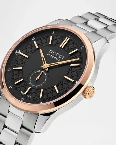Gucci Men 's G-Timeless Stainless Steel Bracelet Watch, 40mm | Thumbnail 3 Gucci Men 's G-Timeless Stainless Steel Bracelet Watch, 40mm | Thumbnail 3