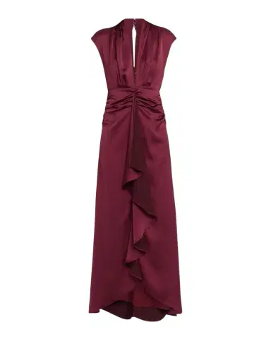 Ramy Brook Catrin Draped Deep V-Neck Gown | Thumbnail 1 Ramy Brook Catrin Draped Deep V-Neck Gown | Thumbnail 1