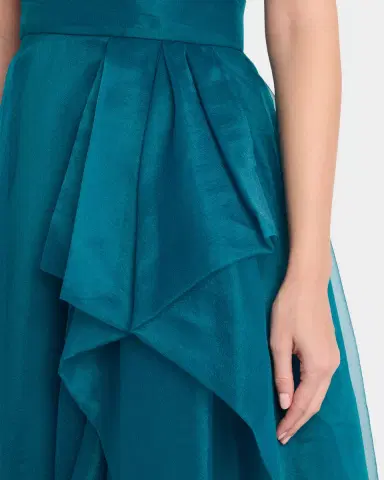 Theia Teresa Draped Strapless Gown | Thumbnail 5 Theia Teresa Draped Strapless Gown | Thumbnail 5