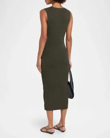 Veronica Beard Tamiko Knit Sheath Midi Dress | Thumbnail 3 Veronica Beard Tamiko Knit Sheath Midi Dress | Thumbnail 3