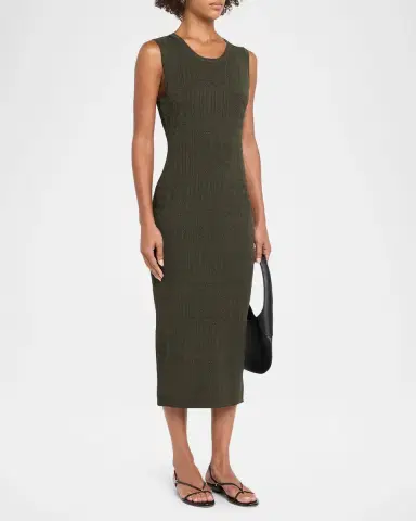 Veronica Beard Tamiko Knit Sheath Midi Dress | Thumbnail 4 Veronica Beard Tamiko Knit Sheath Midi Dress | Thumbnail 4