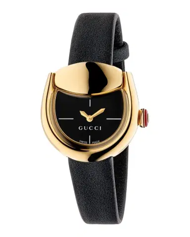Gucci Horsebit Black Leather Strap Watch, 27x23mm | Thumbnail 1 Gucci Horsebit Black Leather Strap Watch, 27x23mm | Thumbnail 1