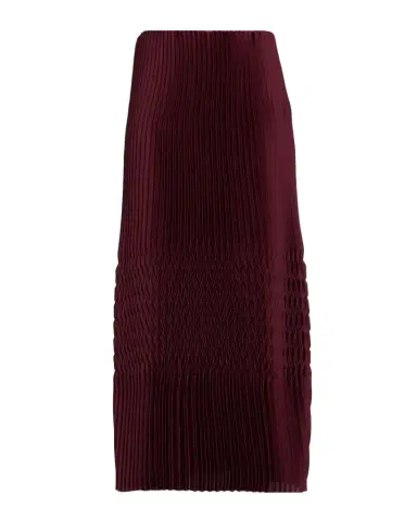 Lafayette 148 New York Straight Plisse Satin Midi Skirt | Thumbnail 1 Lafayette 148 New York Straight Plisse Satin Midi Skirt | Thumbnail 1