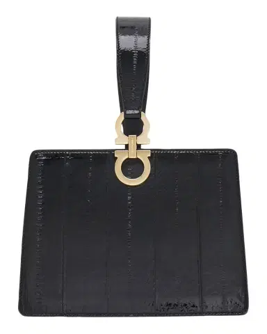 Ferragamo Mini Eel Leather Clutch | Thumbnail 1 Ferragamo Mini Eel Leather Clutch | Thumbnail 1