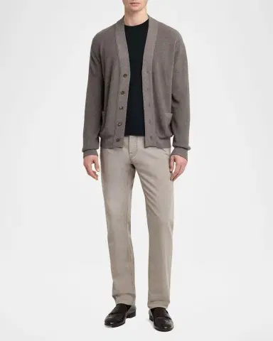 Brioni Men's Wool, Cashmere and Silk 18GG Knit Cardigan | Thumbnail 2 Brioni Men's Wool, Cashmere and Silk 18GG Knit Cardigan | Thumbnail 2