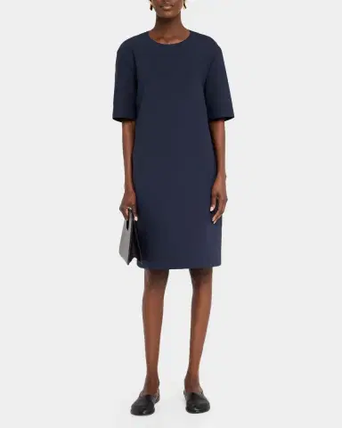 Lafayette 148 New York Scuba Mini T-Shirt Dress | Thumbnail 2 Lafayette 148 New York Scuba Mini T-Shirt Dress | Thumbnail 2