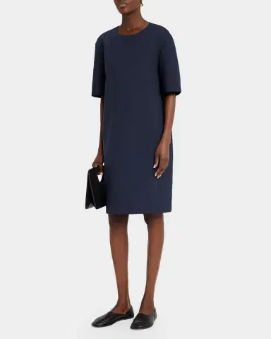 Lafayette 148 New York Scuba Mini T-Shirt Dress | Thumbnail 4 Lafayette 148 New York Scuba Mini T-Shirt Dress | Thumbnail 4