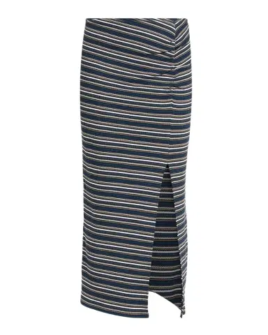 Ramy Brook Val Striped Straight Midi Skirt | Thumbnail 1 Ramy Brook Val Striped Straight Midi Skirt | Thumbnail 1