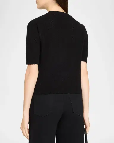 Frame The Gathered Honeycomb Cashmere Sweater | Thumbnail 3 Frame The Gathered Honeycomb Cashmere Sweater | Thumbnail 3