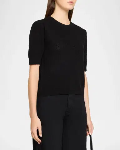 Frame The Gathered Honeycomb Cashmere Sweater | Thumbnail 4 Frame The Gathered Honeycomb Cashmere Sweater | Thumbnail 4