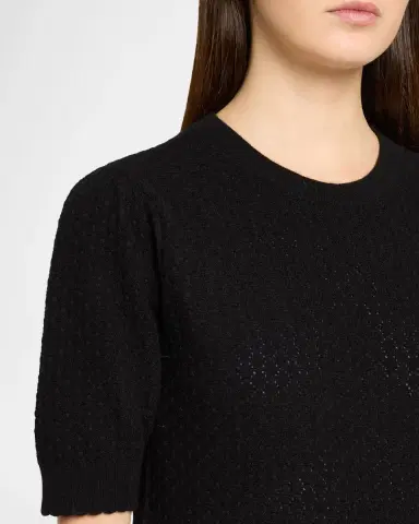Frame The Gathered Honeycomb Cashmere Sweater | Thumbnail 5 Frame The Gathered Honeycomb Cashmere Sweater | Thumbnail 5