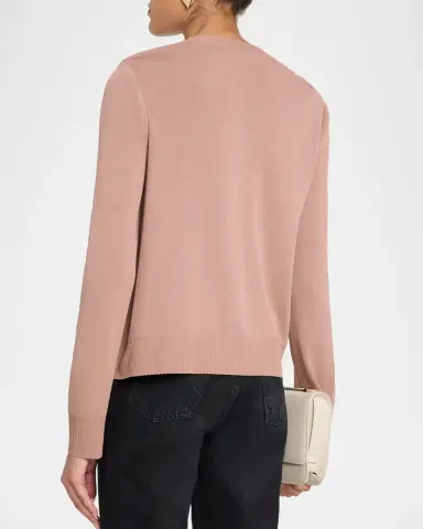 Misook Floral Embroidered Knit Cardigan | Thumbnail 3 Misook Floral Embroidered Knit Cardigan | Thumbnail 3
