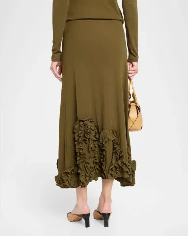 Ulla Johnson Heloise Jersey Wool Midi Skirt | Thumbnail 3 Ulla Johnson Heloise Jersey Wool Midi Skirt | Thumbnail 3