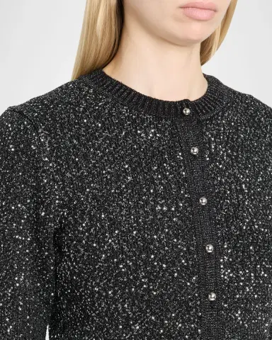 Toccin Mollie Sequined Cropped Cardigan | Thumbnail 5 Toccin Mollie Sequined Cropped Cardigan | Thumbnail 5