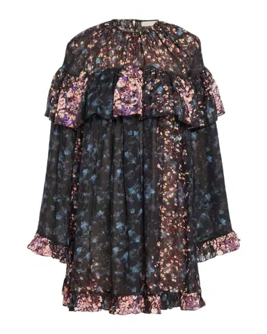 Ulla Johnson Lune Floral Silk Mini Dress | Thumbnail 1 Ulla Johnson Lune Floral Silk Mini Dress | Thumbnail 1