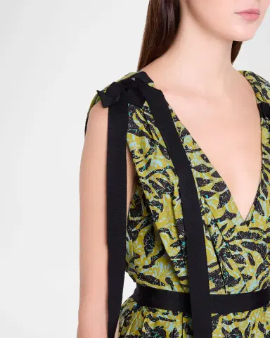 Ulla Johnson Karina Sleeveless Floral Cotton Bow Midi Dress | Thumbnail 5 Ulla Johnson Karina Sleeveless Floral Cotton Bow Midi Dress | Thumbnail 5