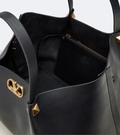 Valentino Garavani VLogo Signature Large leather tote bag | Thumbnail 3 Valentino Garavani VLogo Signature Large leather tote bag | Thumbnail 3