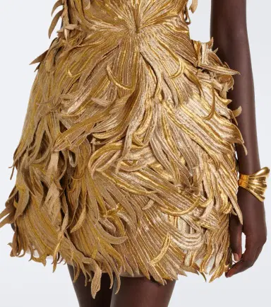 Oscar de la Renta Floral appliqué bustier dress | Thumbnail 2 Oscar de la Renta Floral appliqué bustier dress | Thumbnail 2