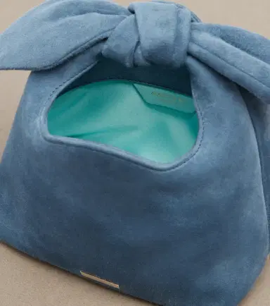 Aquazzura Bow Tie Mini suede top-handle bag | Thumbnail 2 Aquazzura Bow Tie Mini suede top-handle bag | Thumbnail 2