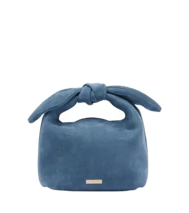 Aquazzura Bow Tie Mini suede top-handle bag | Thumbnail 1 Aquazzura Bow Tie Mini suede top-handle bag | Thumbnail 1
