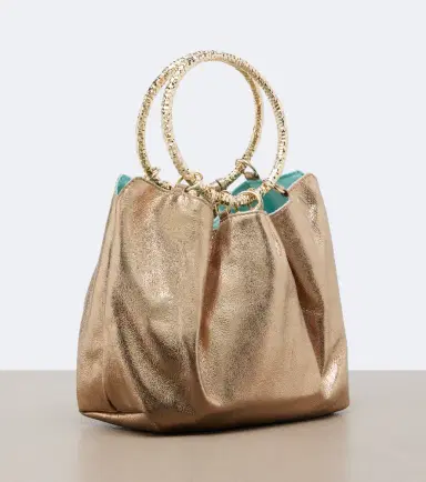 Aquazzura Night Stars metallic leather bucket bag | Thumbnail 2 Aquazzura Night Stars metallic leather bucket bag | Thumbnail 2