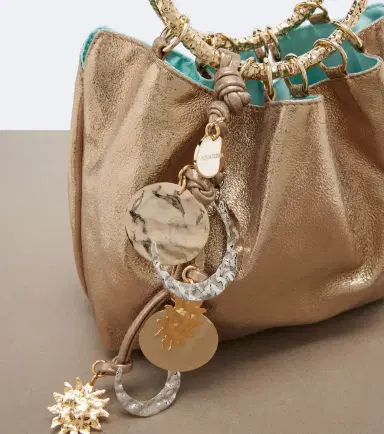 Aquazzura Night Stars metallic leather bucket bag | Thumbnail 3 Aquazzura Night Stars metallic leather bucket bag | Thumbnail 3