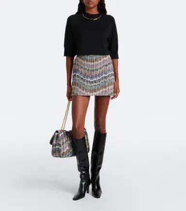 Missoni Knitted lamé miniskirt | Thumbnail 2 Missoni Knitted lamé miniskirt | Thumbnail 2