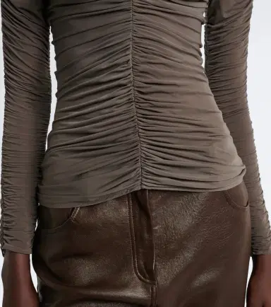 Magda Butrym Floral-appliqué ruched top | Thumbnail 5 Magda Butrym Floral-appliqué ruched top | Thumbnail 5