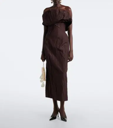 Magda Butrym Cotton and silk corset dress | Thumbnail 5 Magda Butrym Cotton and silk corset dress | Thumbnail 5