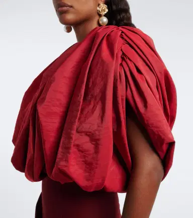 Magda Butrym Draped silk-blend minidress | Thumbnail 5 Magda Butrym Draped silk-blend minidress | Thumbnail 5
