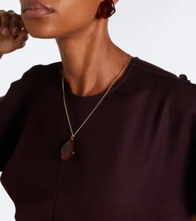 Victoria Beckham Ambra gold-plated pendant necklace | Thumbnail 4 Victoria Beckham Ambra gold-plated pendant necklace | Thumbnail 4