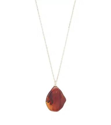 Victoria Beckham Ambra gold-plated pendant necklace | Thumbnail 1 Victoria Beckham Ambra gold-plated pendant necklace | Thumbnail 1
