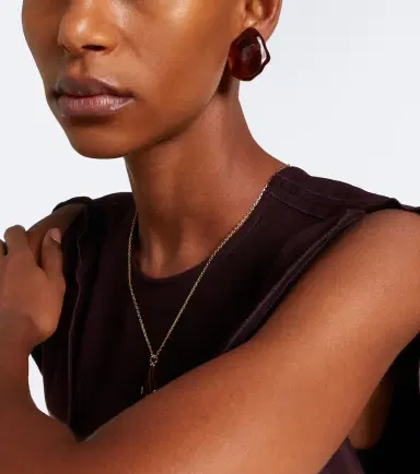Victoria Beckham Ambra gold-plated clip-on earrings | Thumbnail 5 Victoria Beckham Ambra gold-plated clip-on earrings | Thumbnail 5