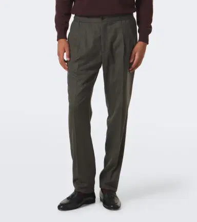 Rubinacci Virgin wool straight pants | Thumbnail 2 Rubinacci Virgin wool straight pants | Thumbnail 2