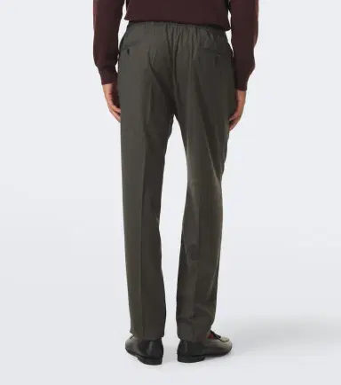 Rubinacci Virgin wool straight pants | Thumbnail 4 Rubinacci Virgin wool straight pants | Thumbnail 4