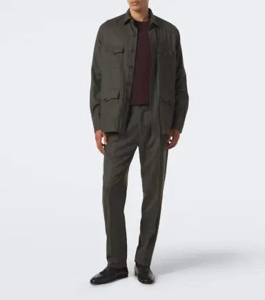 Rubinacci Virgin wool straight pants | Thumbnail 5 Rubinacci Virgin wool straight pants | Thumbnail 5