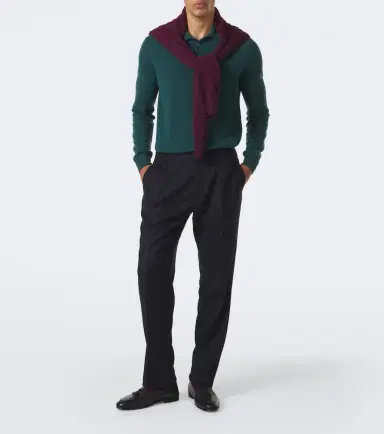 Rubinacci Virgin wool straight pants | Thumbnail 2 Rubinacci Virgin wool straight pants | Thumbnail 2