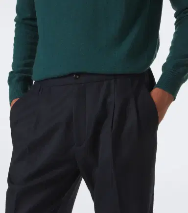Rubinacci Virgin wool straight pants | Thumbnail 3 Rubinacci Virgin wool straight pants | Thumbnail 3