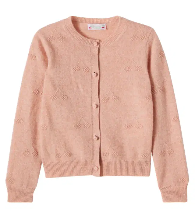 Manon embroidered cashmere cardigan Manon embroidered cashmere cardigan