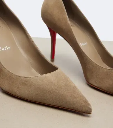 Christian Louboutin Miss Z suede pumps | Thumbnail 3 Christian Louboutin Miss Z suede pumps | Thumbnail 3
