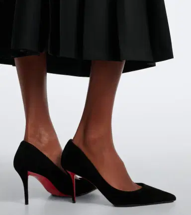 Christian Louboutin Miss Z suede pumps | Thumbnail 5 Christian Louboutin Miss Z suede pumps | Thumbnail 5