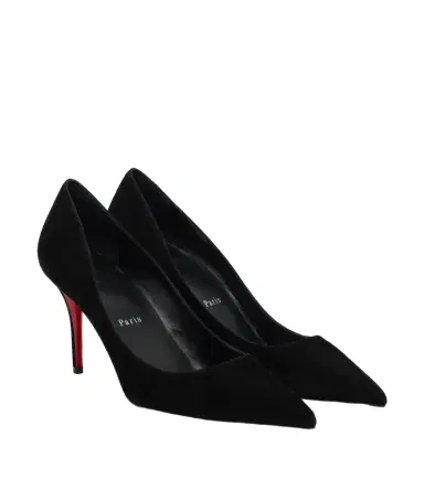 Christian Louboutin Miss Z suede pumps | Thumbnail 1 Christian Louboutin Miss Z suede pumps | Thumbnail 1