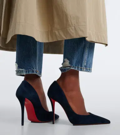 Christian Louboutin Miss Z suede pumps | Thumbnail 6 Christian Louboutin Miss Z suede pumps | Thumbnail 6