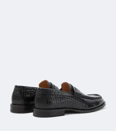 Our Legacy Light croc-effect leather penny loafers | Thumbnail 2 Our Legacy Light croc-effect leather penny loafers | Thumbnail 2