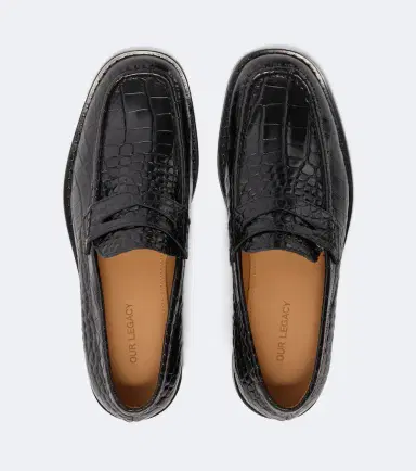 Our Legacy Light croc-effect leather penny loafers | Thumbnail 5 Our Legacy Light croc-effect leather penny loafers | Thumbnail 5