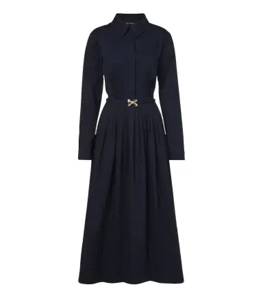 Oscar de la Renta Belted embellished cotton shirt dress | Thumbnail 1 Oscar de la Renta Belted embellished cotton shirt dress | Thumbnail 1