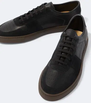Common Projects Bball Duo suede-trimmed leather sneakers | Thumbnail 2 Common Projects Bball Duo suede-trimmed leather sneakers | Thumbnail 2